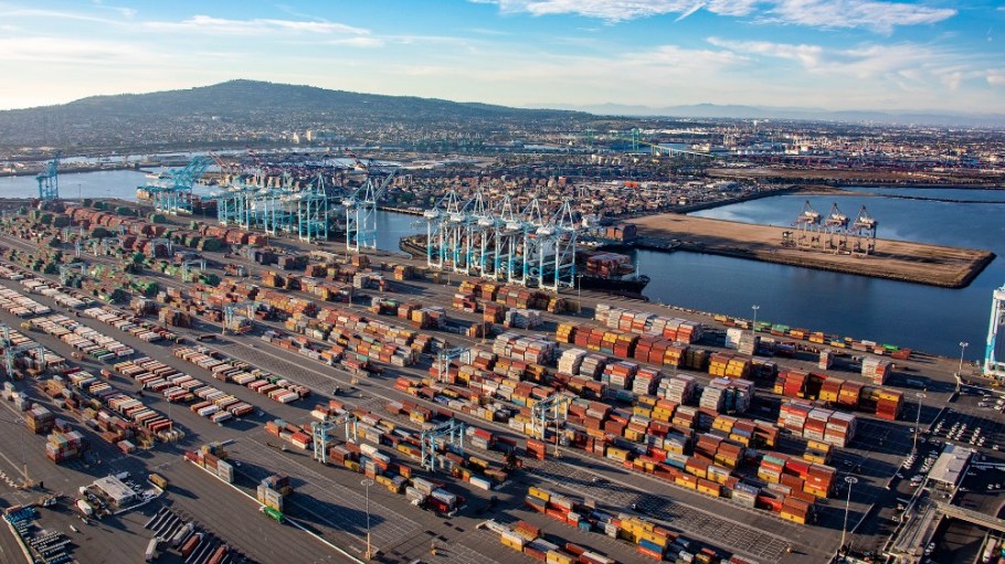 Pier 400 at the Port of L.A.