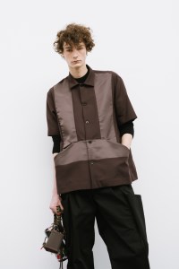 Backstage at Sacai Fall 2025 Ready-to-Wear Show