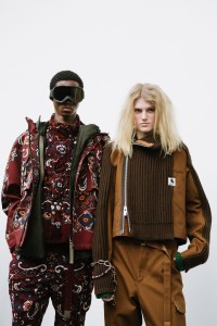 Backstage at Sacai Fall 2025 Ready-to-Wear Show