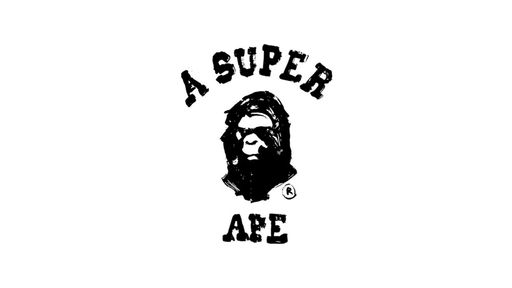 The logo from the Bape by KidSuper collection.