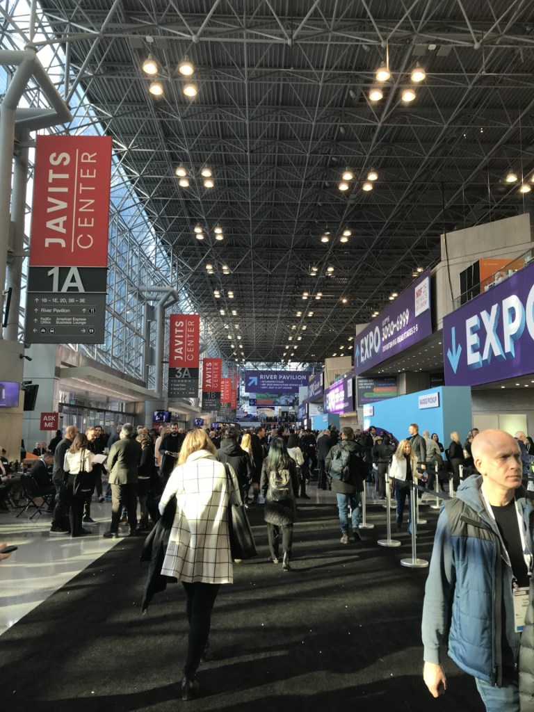 Inside the Big Show at the Javits Center.