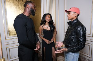 Dwyane Wade, Gabrielle Union, Pharrell Williams