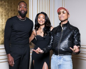 Dwyane Wade, Gabrielle Union, Pharrell Williams