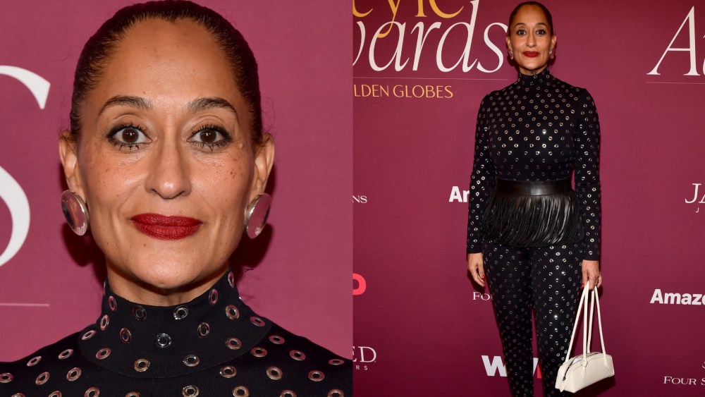 Tracee Ellis Ross at the 2025 Golden Globes WWD Style Awards at Four Seasons Hotel Los Angeles at Beverly Hills on Jan. 03 in Los Angeles.