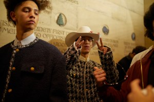 Backstage at Willy Chavarria Fall 2025 Ready-to-Wear Collection