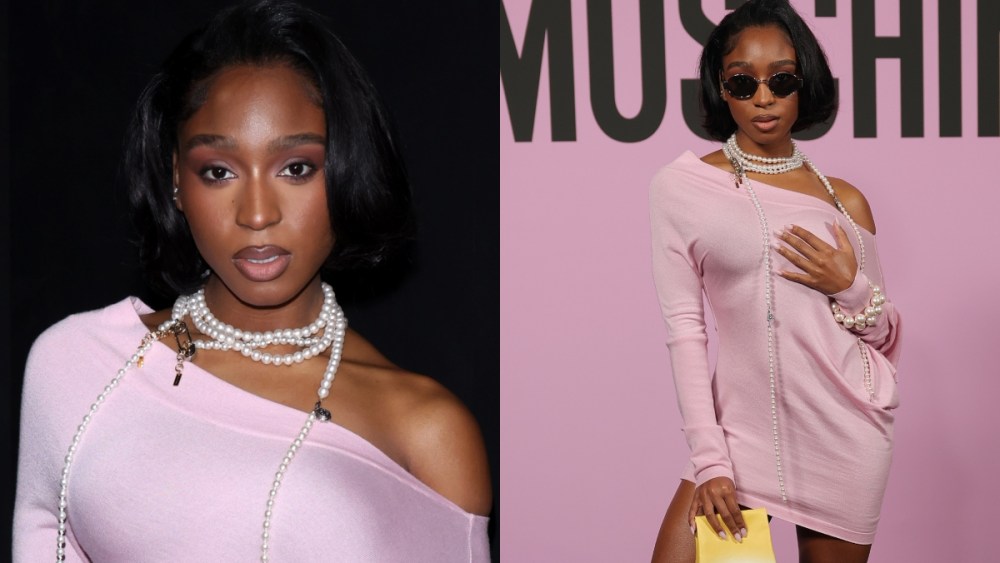 Normani is seen arriving at the Moschino fashion show during the Milan Fashion Week - Womenswear Fall/Winter 2025/2026 on February 28, 2025 in Milan, Italy.