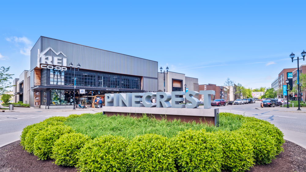 The Pinecrest shopping center.