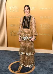 Gia Coppola at the 31st Screen Actors Guild Awards held at Shrine Auditorium and Expo Hall on February 23, 2025 in Los Angeles, California.