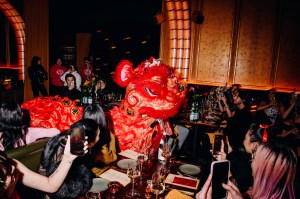 The scene at the Hennessy's Lunar New Year.