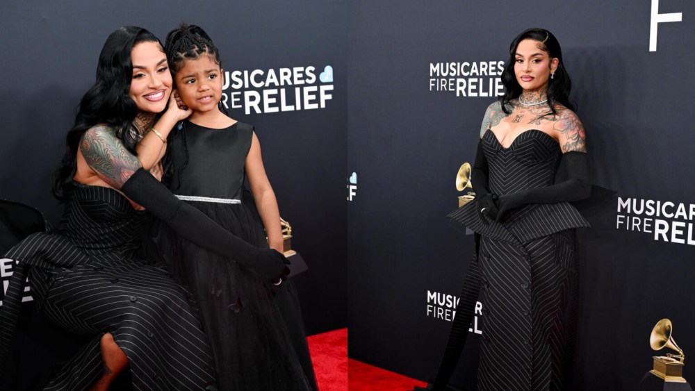 Kehlani and Adeya Nomi Parrish at the 67th GRAMMY Awards held at the Crypto.com Arena on February 2, 2025 in Los Angeles, California.