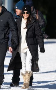 WHISTLER, BRITISH COLUMBIA - FEBRUARY 11: Meghan, Duchess of Sussex attends a Family and Friends Tubing event during day three of the 2025 Invictus Games on February 11, 2025 in Whistler, British Columbia. (Photo by Samir Hussein/WireImage)