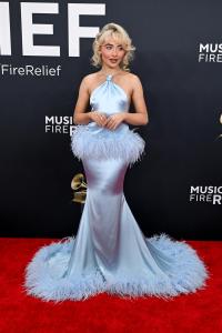 Sabrina Carpenter at the 67th GRAMMY Awards held at the Crypto.com Arena on February 2, 2025 in Los Angeles, California.