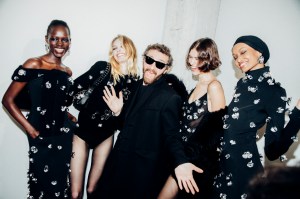 Backstage at Blumarine Fall 2025 Ready-to-Wear Collection at Milan Fashion Week