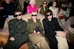 Celebrities Front Row at Burberry Fall 2025 Ready-to-Wear Show Photos