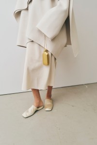 Backstage at the Calvin Klein spring 2025 ready-to-wear show at New York Fashion Week.