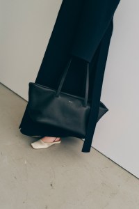 Backstage at the Calvin Klein spring 2025 ready-to-wear show at New York Fashion Week.