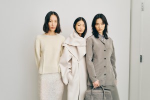 Backstage at the Calvin Klein spring 2025 ready-to-wear show at New York Fashion Week.