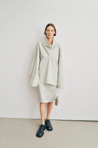 Backstage at the Calvin Klein spring 2025 ready-to-wear show at New York Fashion Week.