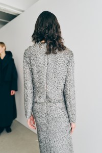 Backstage at the Calvin Klein spring 2025 ready-to-wear show at New York Fashion Week.