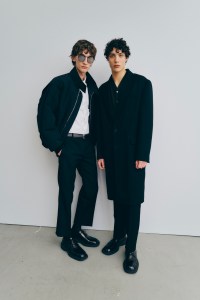 Backstage at the Calvin Klein spring 2025 ready-to-wear show at New York Fashion Week.