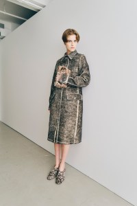 Backstage at the Calvin Klein spring 2025 ready-to-wear show at New York Fashion Week.