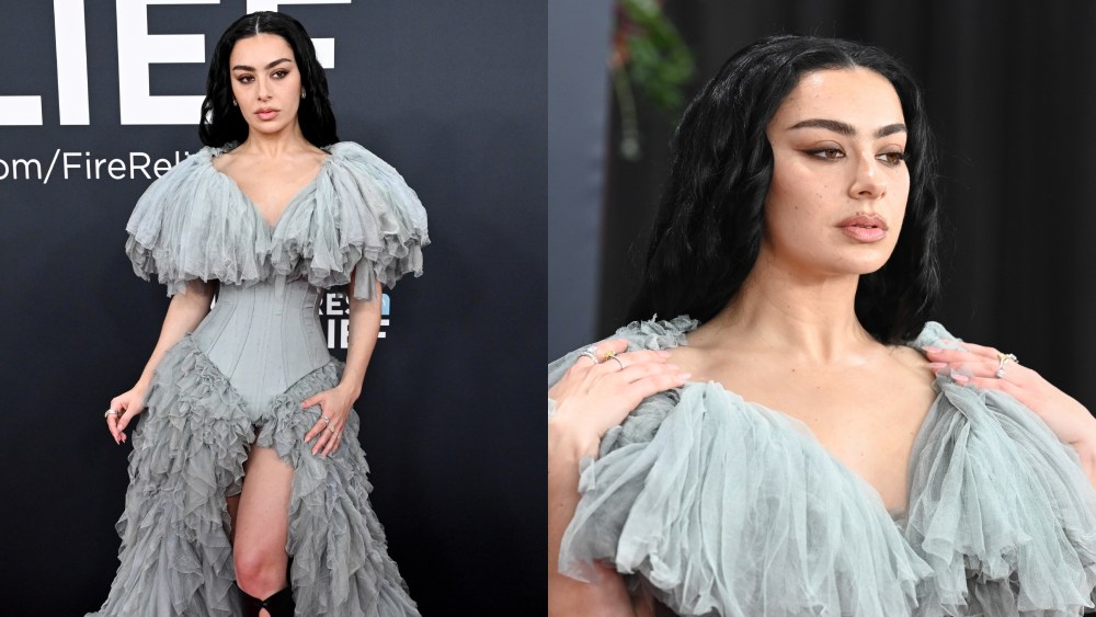 Charli XCX, Grammy Awards 2025, red carpet, Jean Paul Gaultier, Bucherer Fine jewelry