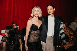 Paige DeSorbo, Julianne Hough and Katie Holmes
