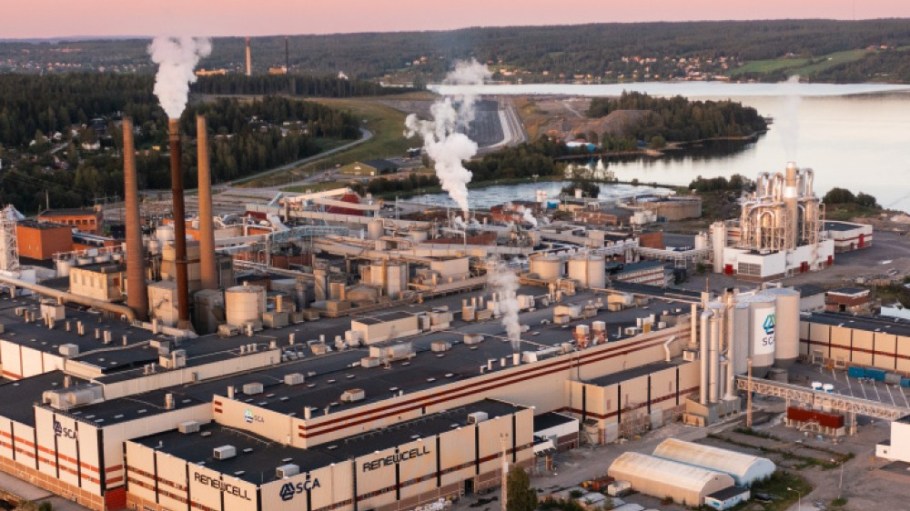 The Circulose plant in Sundsvall, Sweden.