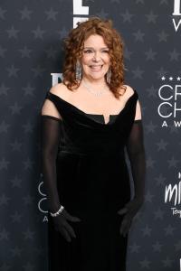Deirdre O'Connell at the 30th Annual Critics Choice Awards held at The Barker Hangar on February 7, 2025 in Santa Monica, California.