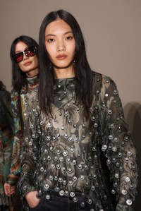 Backstage at Etro Fall 2025 Ready-to-Wear Collection at Milan Fashion week