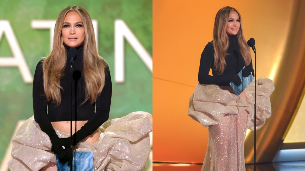 Jennifer Lopez at the 67th Grammy Awards held at the Crypto.com Arena on Feb. 2, 2025, in Los Angeles.