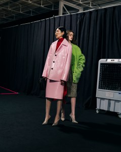 Backstage at Gucci Fall 2025 Ready-to-Wear Collection at Milan Fashion Week
