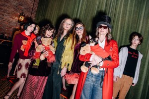 Leigh Lezark, Gina Gershon, Jordan Roth, Dani Stahl, and Jenna Lyons
