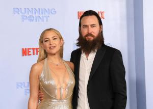 Kate Hudson, Danny Fujikawa at Netflix’s "Running Point" Premiere held at The Egyptian Theatre on February 13, 2025 in Los Angeles, California.