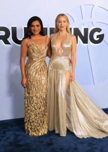 Mindy Kaling, Kate Hudson at Netflix’s "Running Point" Premiere held at The Egyptian Theatre on February 13, 2025 in Los Angeles, California.