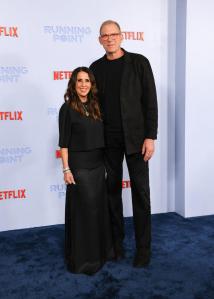 Davina Pardo, Kurt Rambis at Netflix’s "Running Point" Premiere held at The Egyptian Theatre on February 13, 2025 in Los Angeles, California.