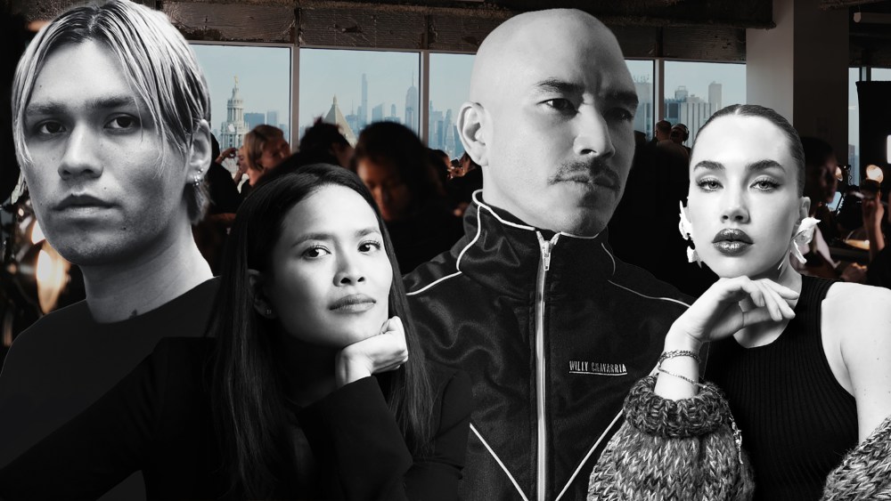 From left: hairstylist Evanie Frausto and makeup artists Samantha Lau, Marco Castro and Isamaya Ffrench.