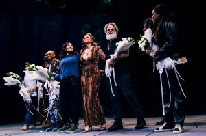 Zachary Noah Piser, Veronica Otim, Khaila Wilcoxon, Idina Menzel, Jessica Phillips, Michael Park, Bradley Dean and De'Adre Aziza