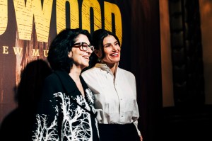 Tina Landau and Idina Menzel