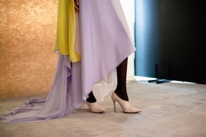 Backstage at Roksanda Fall 2025 Ready-to-Wear Collection at London Fashion Week