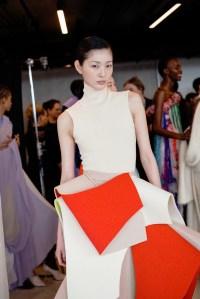 Backstage at Roksanda Fall 2025 Ready-to-Wear Collection at London Fashion Week