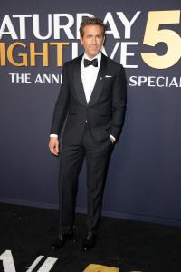 Ryan Reynolds at SNL50: The Anniversary Special at 30 Rockefeller Plaza on February 16, 2025 in New York, New York.