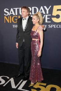 Kevin Nealon, Susan Yeagley at SNL50: The Anniversary Special at 30 Rockefeller Plaza on February 16, 2025 in New York, New York.