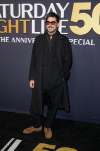 Marcus Mumford at SNL50: The Anniversary Special at 30 Rockefeller Plaza on February 16, 2025 in New York, New York.