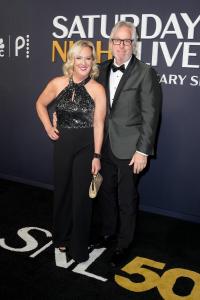 Melanie Hutsell, Fred Rapoport at SNL50: The Anniversary Special at 30 Rockefeller Plaza on February 16, 2025 in New York, New York.