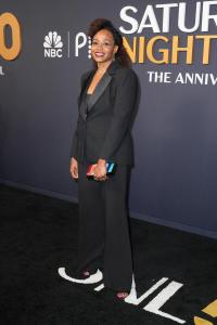 Pearlena Igbokwe at SNL50: The Anniversary Special at 30 Rockefeller Plaza on February 16, 2025 in New York, New York.