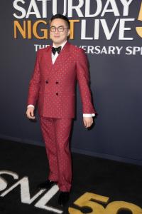 Bowen Yang at SNL50: The Anniversary Special at 30 Rockefeller Plaza on February 16, 2025 in New York, New York.