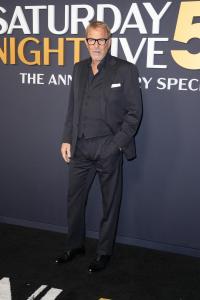 Kevin Costner at SNL50: The Anniversary Special at 30 Rockefeller Plaza on February 16, 2025 in New York, New York.