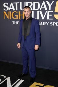 Matt Rogers at SNL50: The Anniversary Special at 30 Rockefeller Plaza on February 16, 2025 in New York, New York.