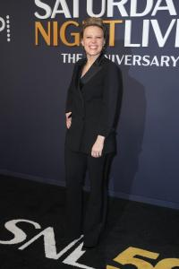 Kate McKinnon at SNL50: The Anniversary Special at 30 Rockefeller Plaza on February 16, 2025 in New York, New York.